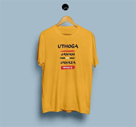 Sidhu Moose Wala T Shirt - Uthoga Jawani Ich Janaza Mithiye Printed ...