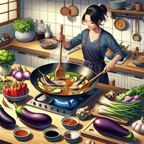 Nationalgericht China: Fish-Flavored Eggplant (Rezept)