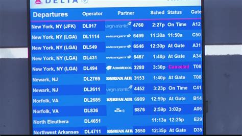 Atlanta airport flight delays and cancellations | Delta flights ...