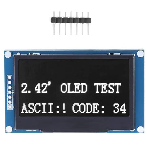 OLED Display Module,2.42 Inch OLED Display Module 128X64 for SSD1309 ...