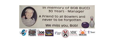 13th Annual Bob Bucci Memorial Youth Tournament, Hamilton Lanes ...