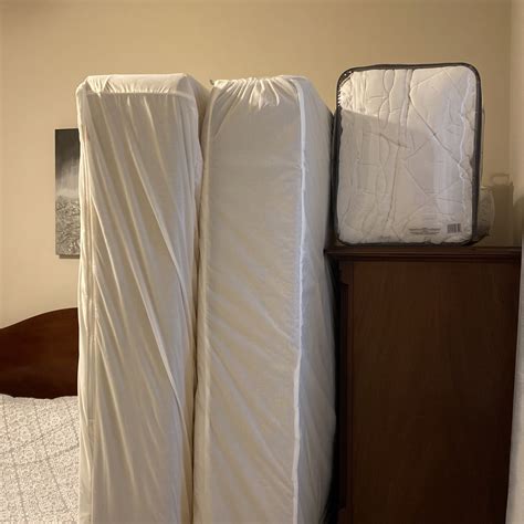 Full Size Mattress And Box Spring Serta Satin Sleep Plus With Allerease ...