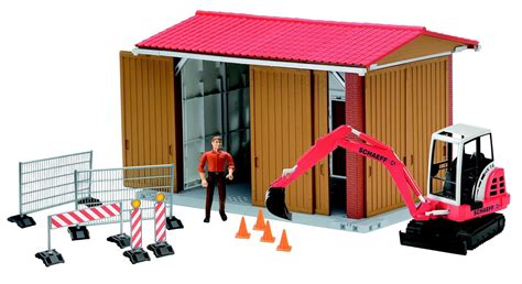 Buy Bruder Toys Construction Machine Hall with Figure Online at Low ...