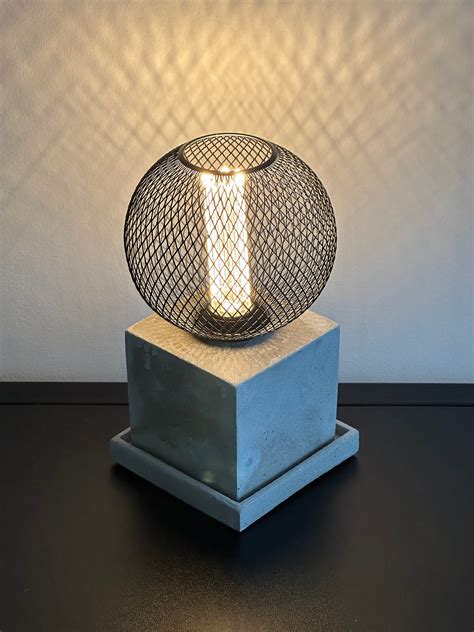 Image result for Concrete Table Lamp