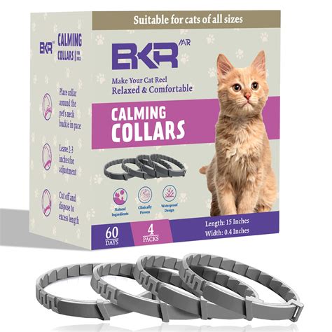 Calming Collar for Cats Relief Anxiety Stress Separation and Bad ...