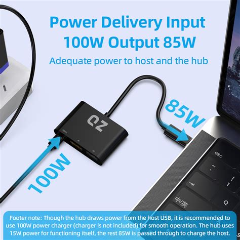 Buy QZ USB C Hub | Type C To HDMI Adapter | Type C Hub | USB Hub Type C ...