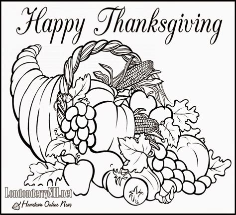Free Printable Thanksgiving Day Coloring Pages