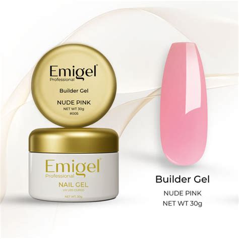 Emigel - Builder Gel - Nude Pink – Emigel Professional - Nail Art ...