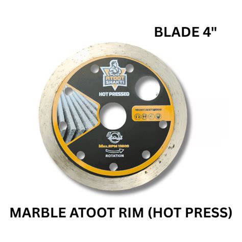 4" MARBLE ATOOT RIM (HOT PRESS)(200pc) BLADE - RV HARDWAREWALA