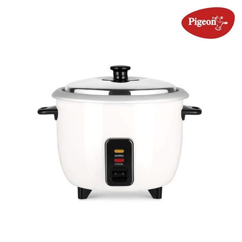 Pigeon by Stovekraft Joy Rice Cooker with Single Pot, 1 litres. A Smart ...