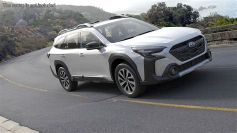 3D White Subaru Outback 2025 Simplified - TurboSquid 2357731