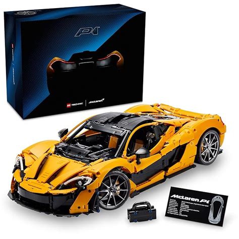 LEGO Technic McLaren P1 Hypercar Set for Adults 42172 Building Blocks ...