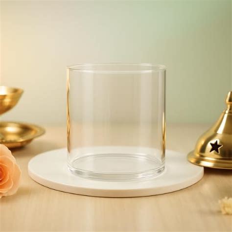 Buy Borotech Diya Glass Cover, Heat-Resistant Borosilicate Glass ...