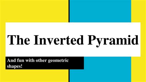 Inverted Pyramid Tutorial 的图像结果