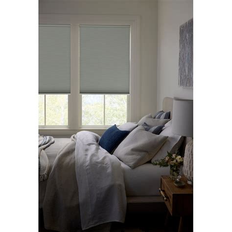 LEVOLOR 35-in x 72-in Graphite Blackout Cordless Cellular Shade 3001944 ...