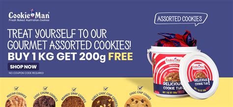 Cookie Man - Buy Cookies & Gift Tins Online. Flat 15% off + Free Shipp ...