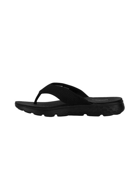 Shop Skechers Black Men On The Go 400 Flip Flops Online