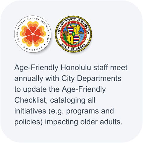 Age-Friendly Honolulu Civic - Center on Aging