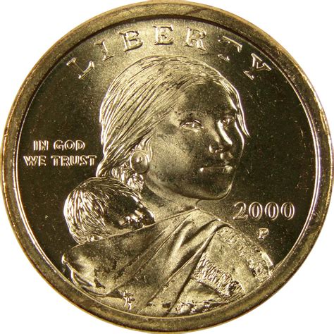 2000 P Sacagawea Native American Dollar BU Uncirculated $1 Coin at ...