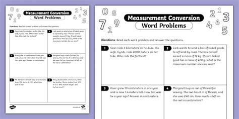 Conversion Word Problems 的图像结果