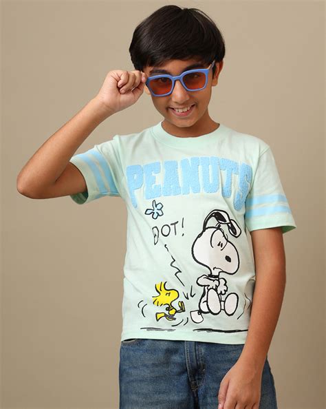Peanuts Printed Regular Fit Tshirt For Boys – Kidsville
