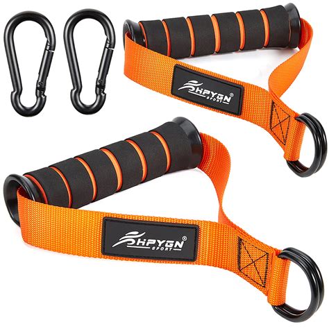 HPYGN Cable Machine Handles, Exercise Handles for Resistance Bands ...
