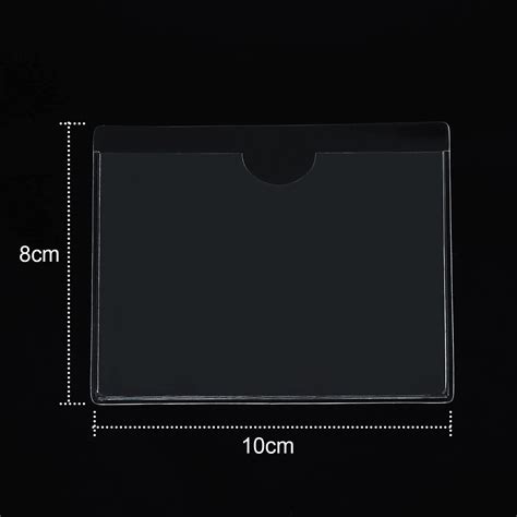 Buy Clear Self-Adhesive Ticket and Note Holders Car Windscreen Pass ...