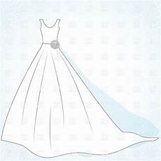White Wedding Dress Outline by Best Wedding Dress Outline 10119 Clipartion White Wedding Dress Outline