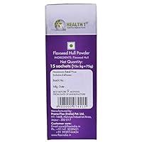 HEALTH 1st Flaxseed Hull Powder Lignans, 75 Grams (15 sachets x 5 Gm ...