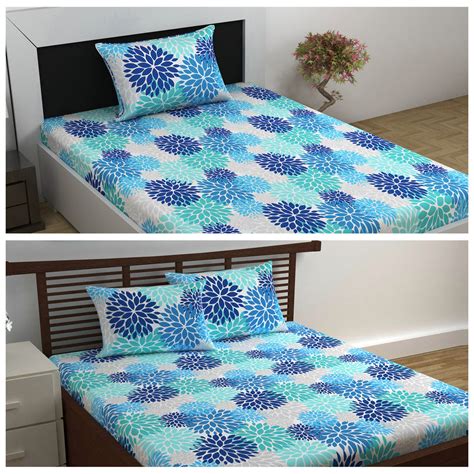 Silhouette Leaves Bedsheet Combo for Single & Double Bed | Divine Casa