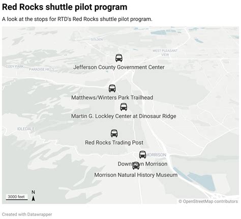 Pilot public transportation at Red Rocks Amphitheatre launches this weekend