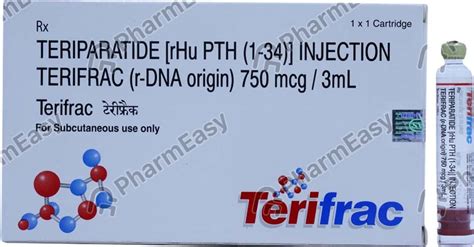 Terifrac 750 MCG/3ML Solution For Injection (3): Uses, Side Effects ...
