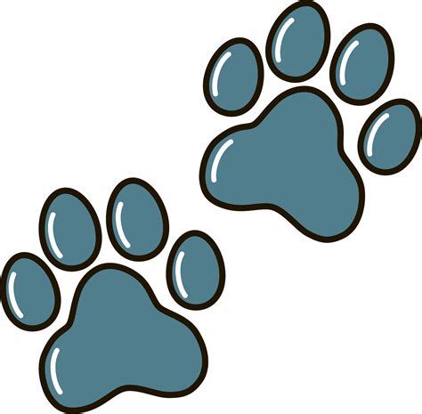 puppy paw prints clipart #4005597 | Clipart Library