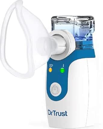 Dr Trust Portable Ultrasonic Mesh Nebulizer Machine Cool Mist Inhaler ...