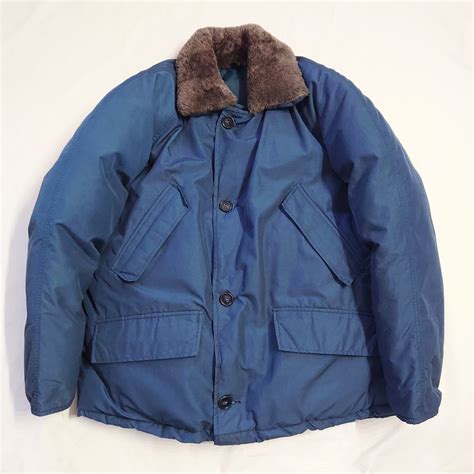 1970s "LLBean" Boa Collar Down Mackinaw Jacket | Vintage Clothing [Lords]