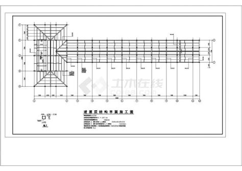 来安县某2570.93平方米四层砖混结构中学教学楼建筑结构方案CAD图_教育建筑_土木在线