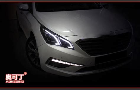 Car Styling Head lamp light for Hyundai Sonata Headlights 2016-2017 Ne