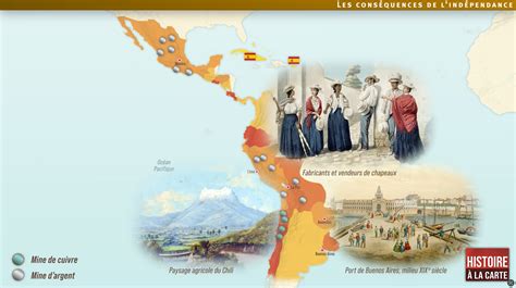 Independence for Spanish American colonies - The map as History