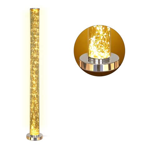 Indoor Decor Modern Stand RGB LED Remote Control Corner Floor Lamps ...