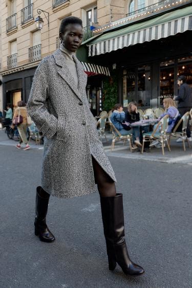 Black Wool Coat Woman | ZARA India