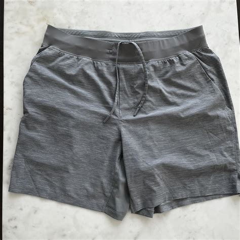 Lululemon Men's Grey Shorts | Depop