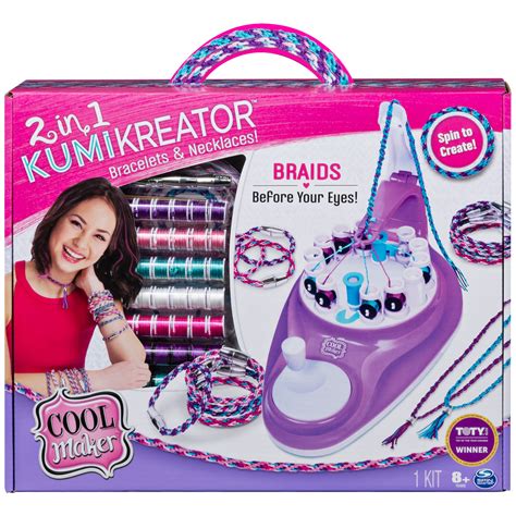 Cool Maker, 2-in-1 KumiKreator, Necklace and Friendship Bracelet Maker ...