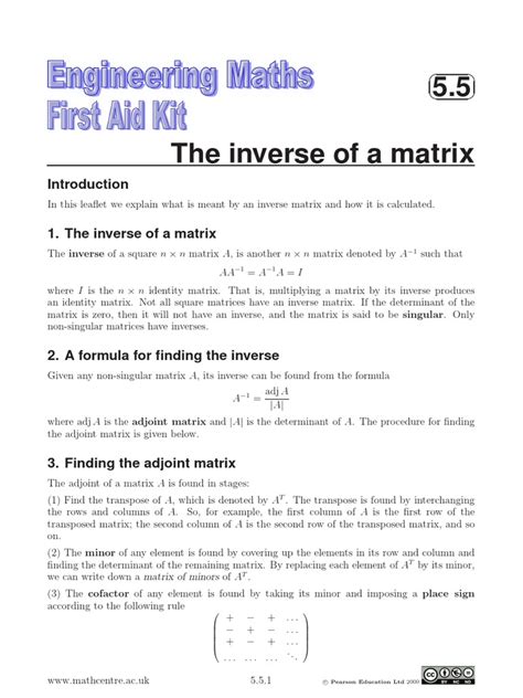 Image result for Inverse of Matrices