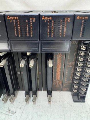 Mitsubishi MELSEC A1S Series Complete PLC Rack – CPU A2USHCPU-S1 + I/O ...