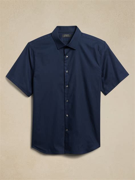 Slim Short Sleeve Dress Shirt | Banana Republic Factory