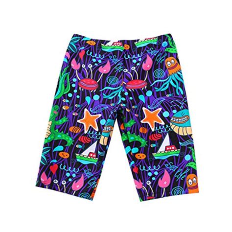 Buy Xrknofio Kids Boys Undersea Swim Jammer Swimsuit Quick Dry Sun ...