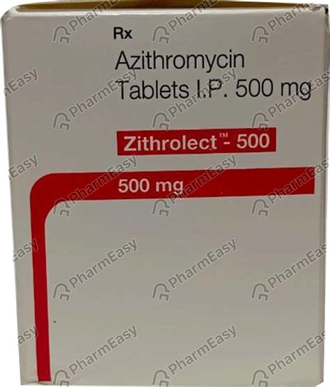 Zithrolect 500 MG Tablet (3): Uses, Side Effects, Price & Dosage ...