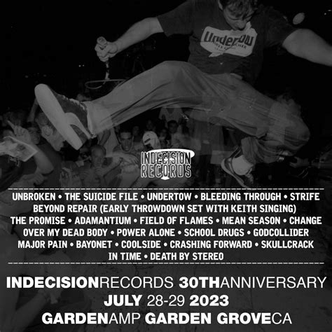Unbroken, Strife & The Suicide File, Garden Grove Amphitheatre, 29 July ...