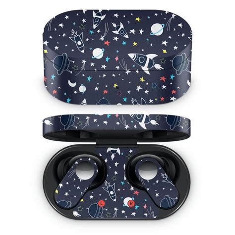 Enhance Your Oneplus Nord Buds with Space Symbol Drawing on Black ...