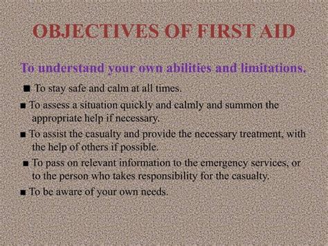 Image result for First Aid Introduction Example